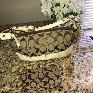 Authentic Coach Purse with Change Purse inside!